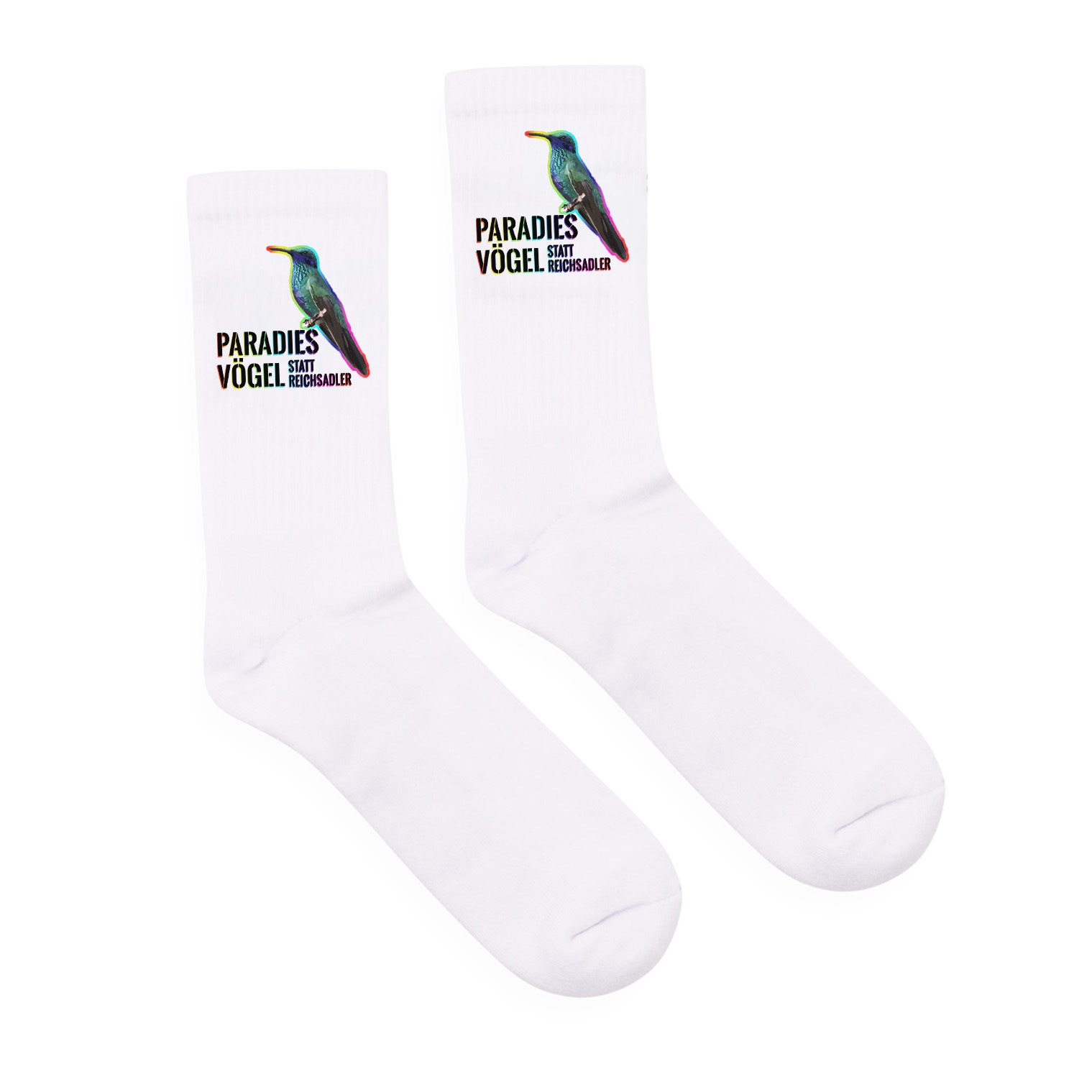 Socken »Paradiesvögel« weiß