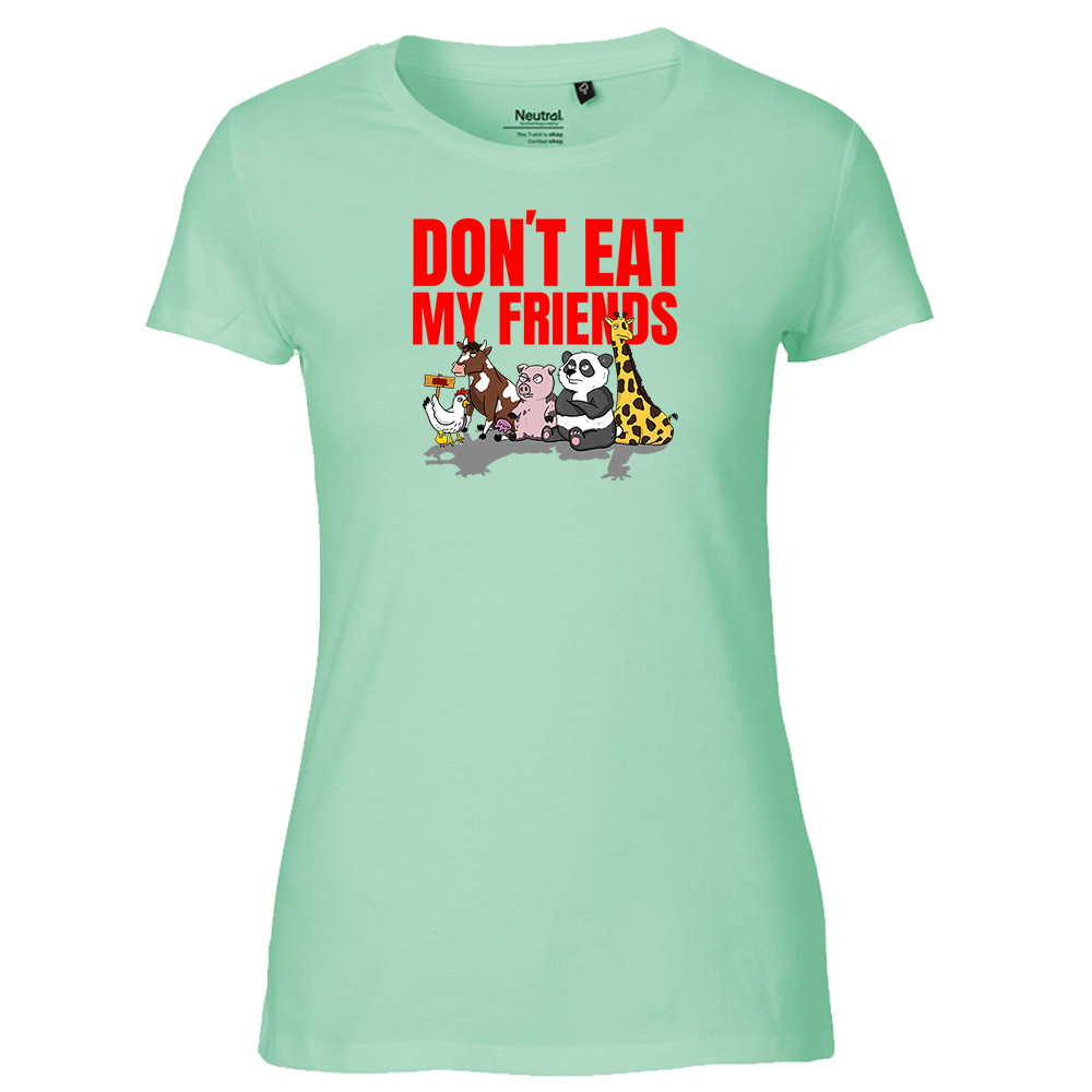 Shirt tailliert »Don´t eat my friends«