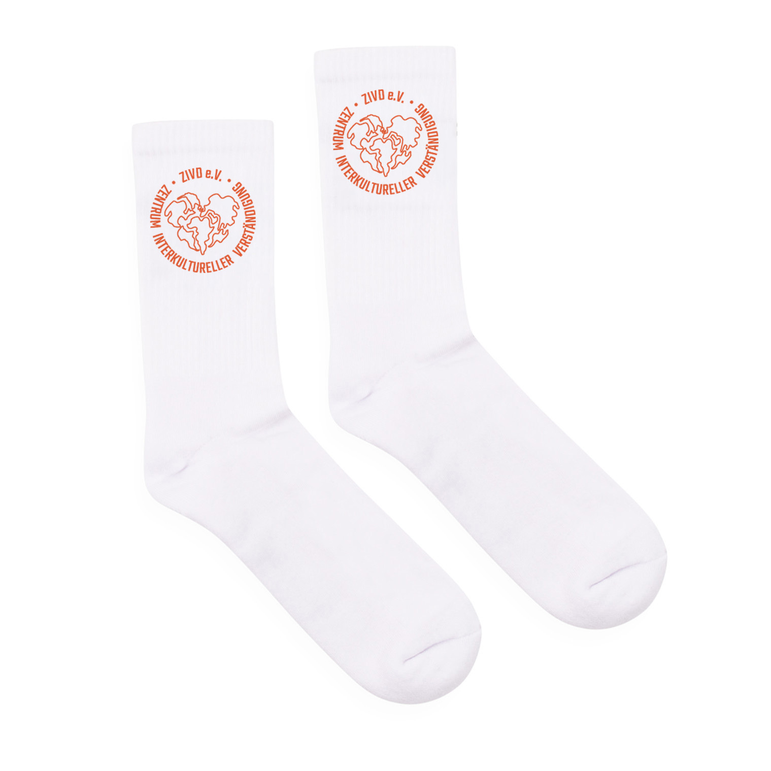 Socken »ZIVD Logo« weiß