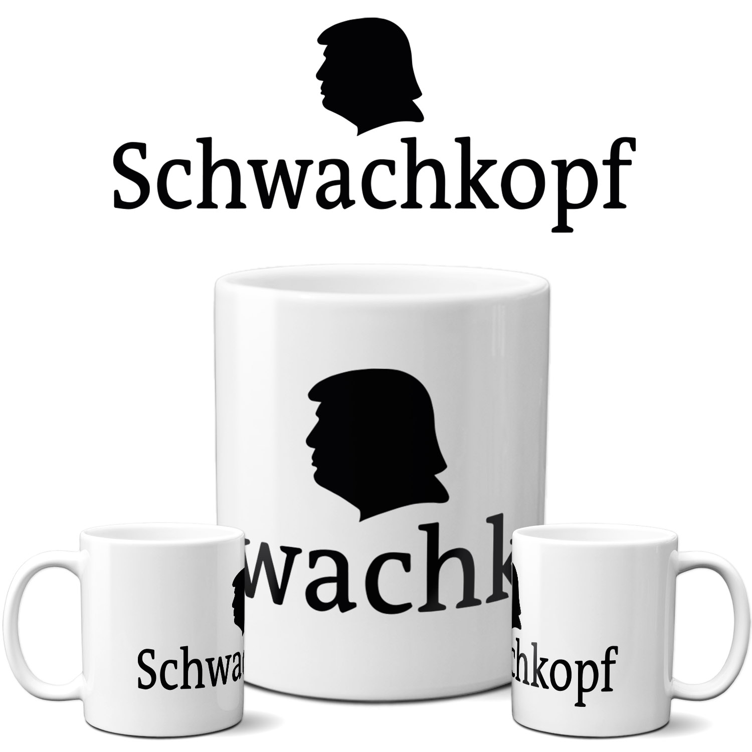 Tasse »Schwachkopf«